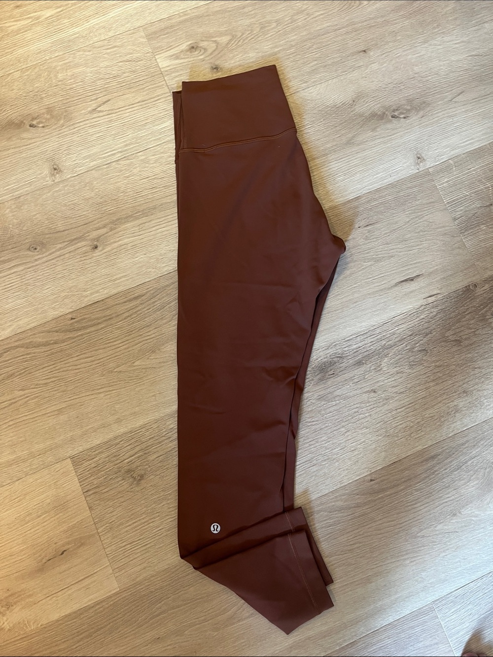 lululemon High-Rise Wunder Train 25”Leggings in Roasted Brown
